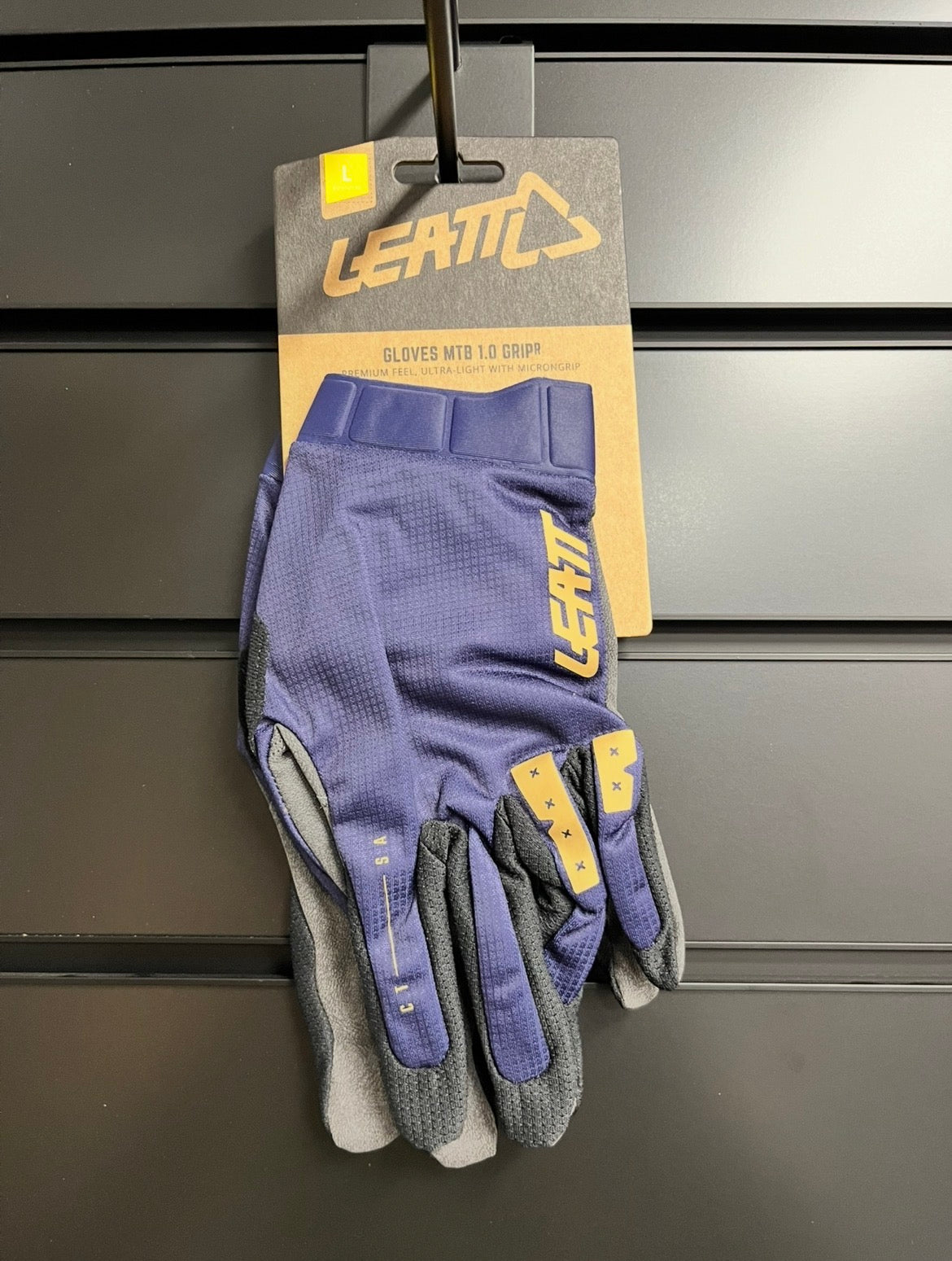 Glove MTB 1.0 GripR - L/EU9/US10 - Galaxy Blue