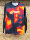 Jersey MTB Gravity 4.0 Long Sleeve – Jr – L – Heatmap – Red