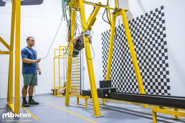 Dr. Chris Leatt working with simulation equipment